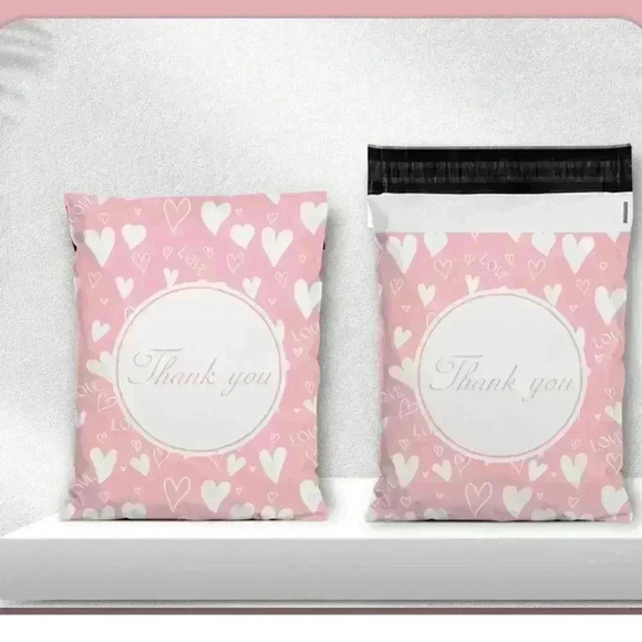 Pink Heart-Thank You 100PCS *Poly Mailers 10x13 Inch. - Picture 2 of 2